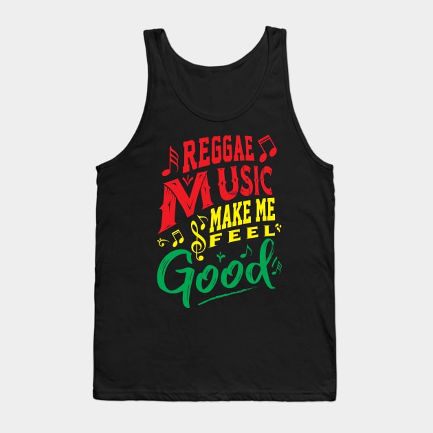 Reggae Music Tank Top by Dojaja